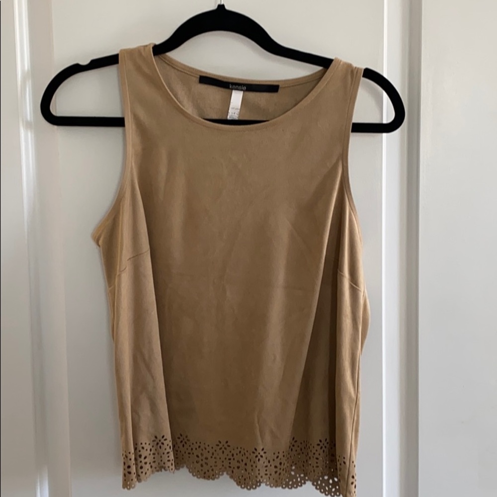 Beige crop top